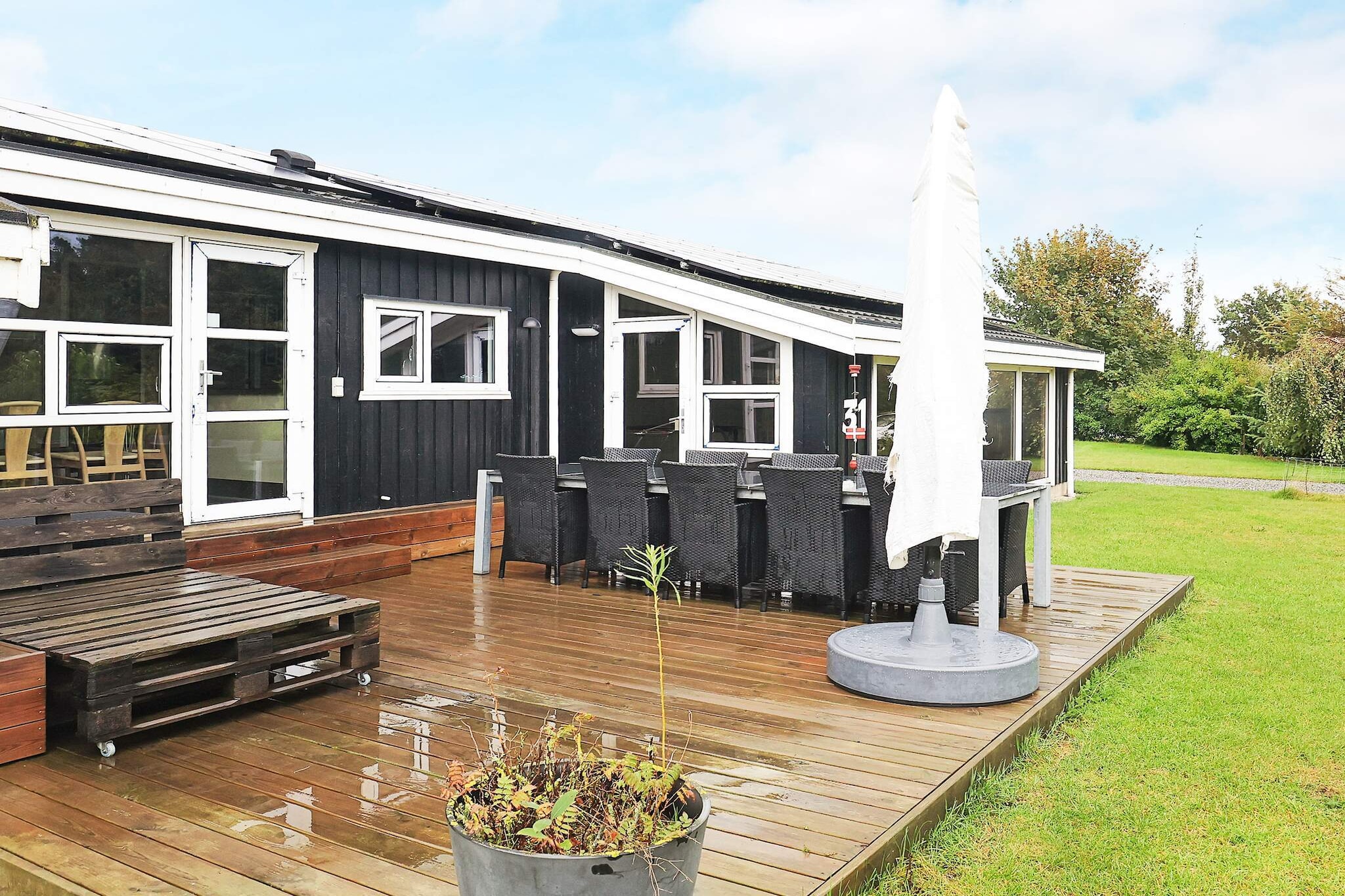 Luxe poolhouse in Lonstrup - Uitzicht
