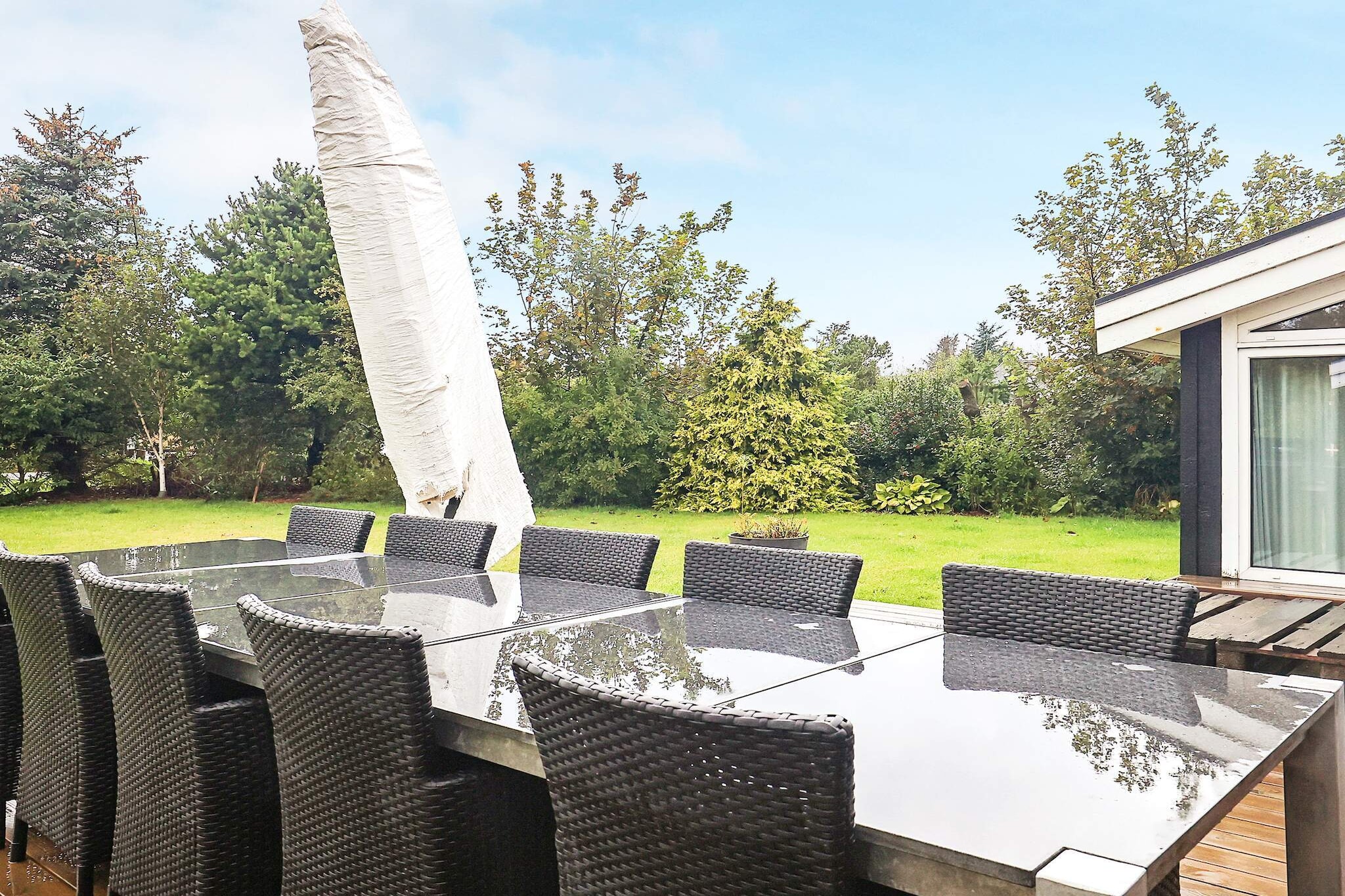 Luxe poolhouse in Lonstrup - Uitzicht