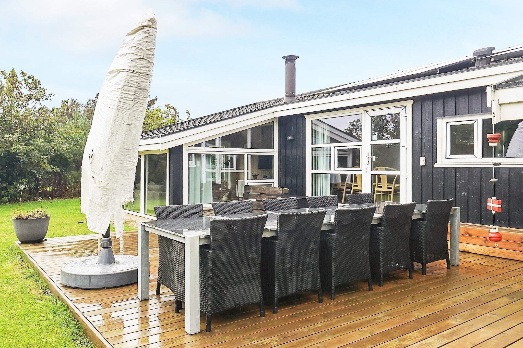 Luxe poolhouse in Lonstrup - Uitzicht