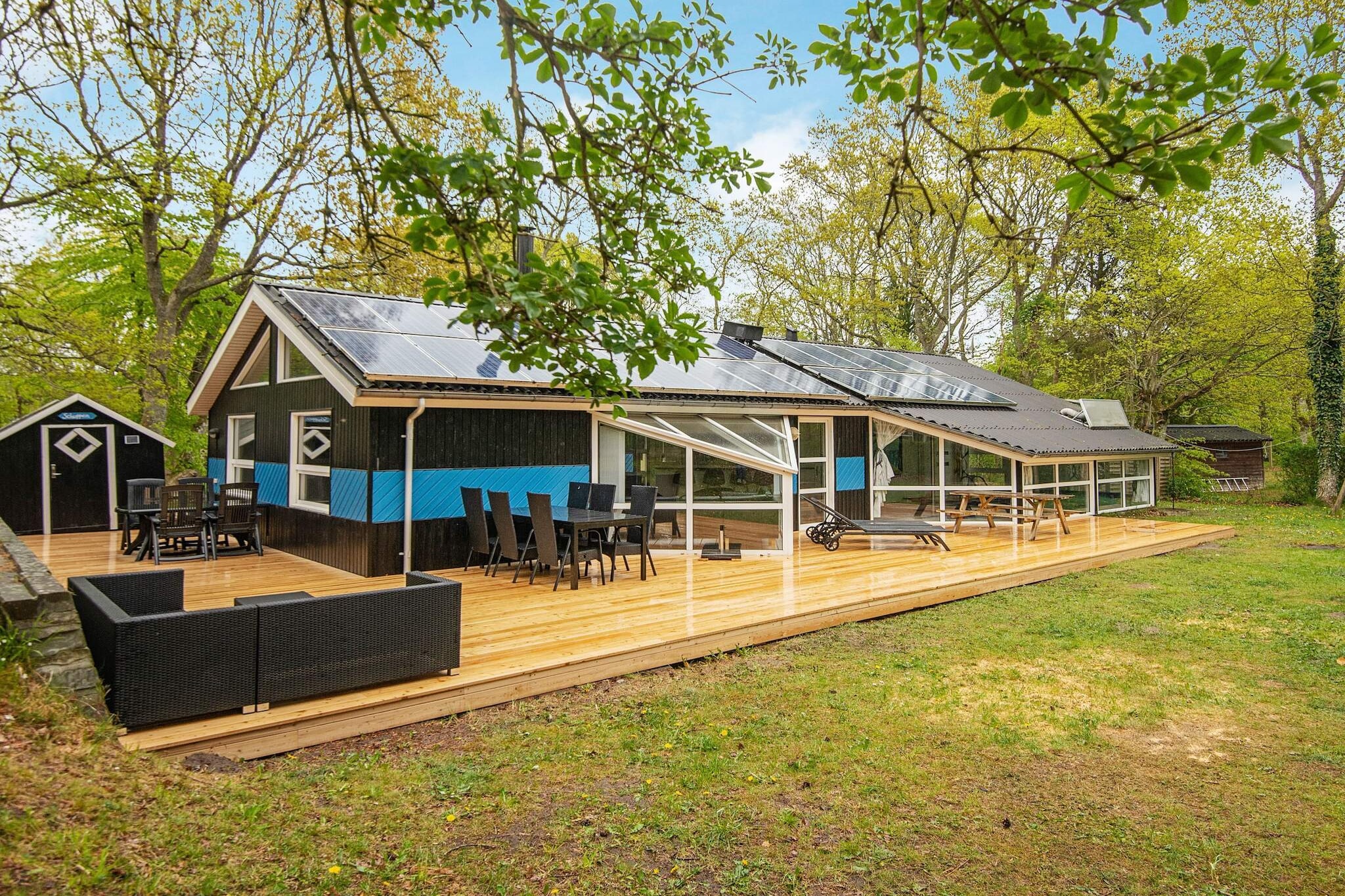 Luxe toevluchtsoord aan het bos