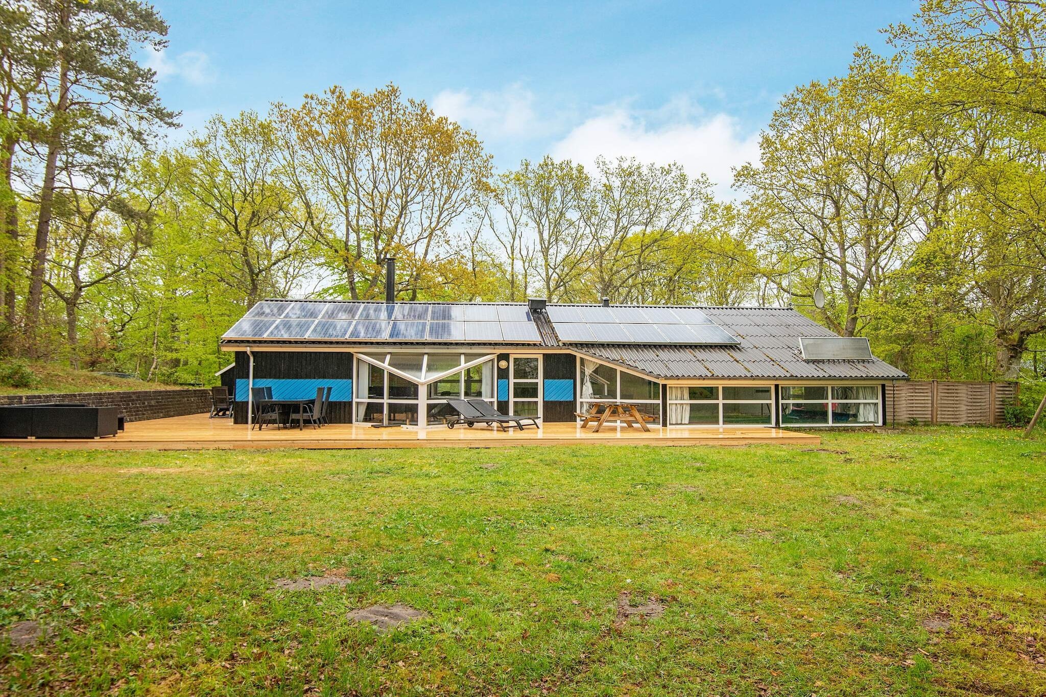 Luxe toevluchtsoord aan het bos