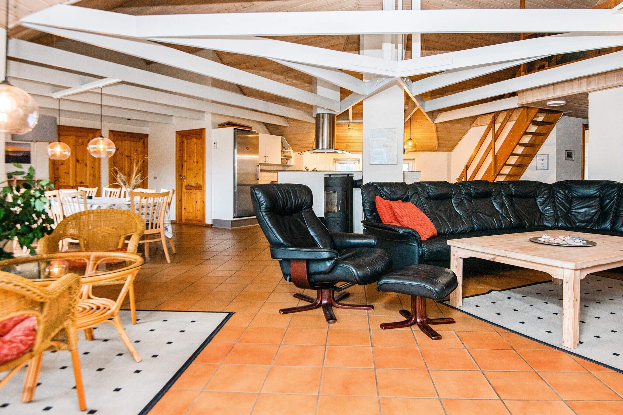 Maison de vacances pour 12 a Ringkøbing-By Traum - Intérieur