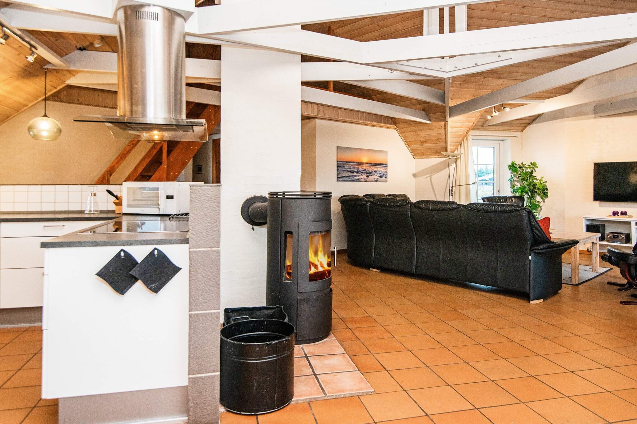 Maison de vacances pour 12 a Ringkøbing-By Traum - Intérieur