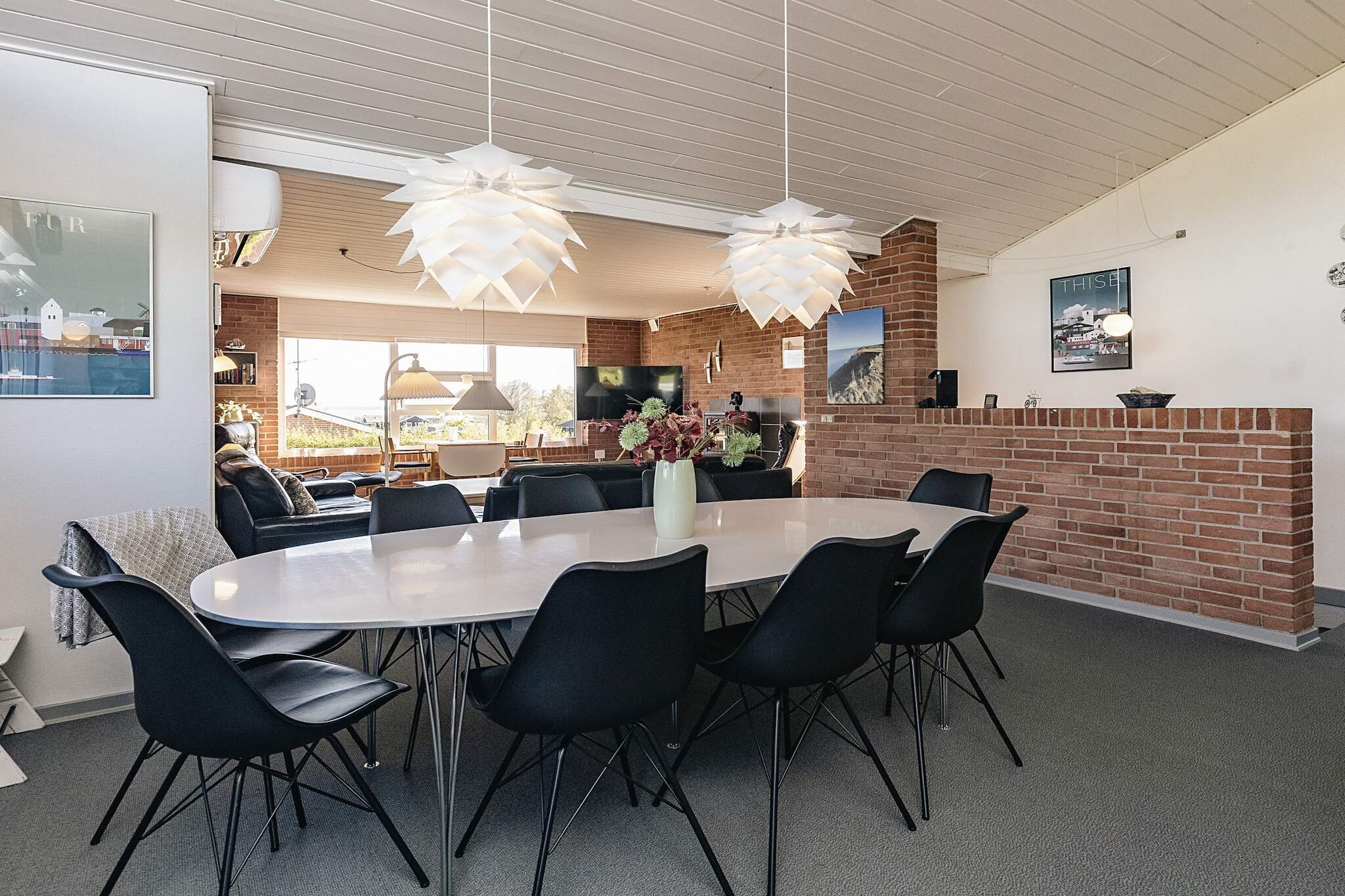 Maison de vacances pour 10 a Roslev - Intérieur