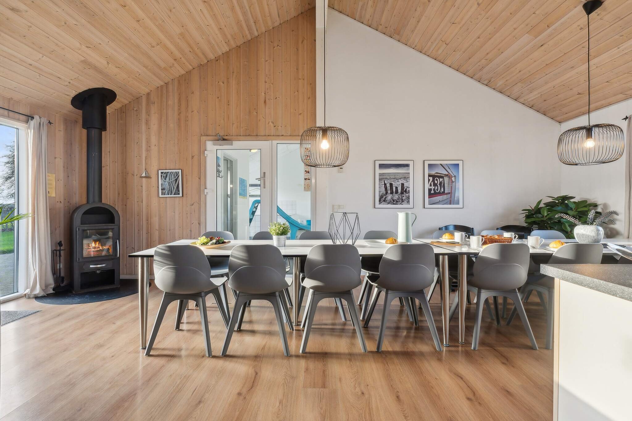 Luxe villa met privézwembad in Bagenkop - Binnen