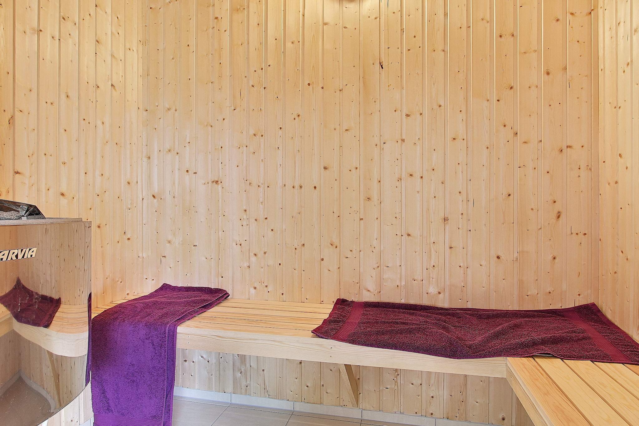 Luxe toevluchtsoord met zwembad in Kegnaes - Sauna