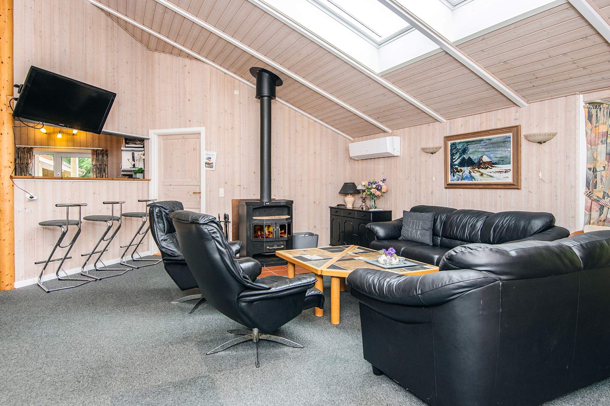 Lakeview Retreat met spa - Binnen