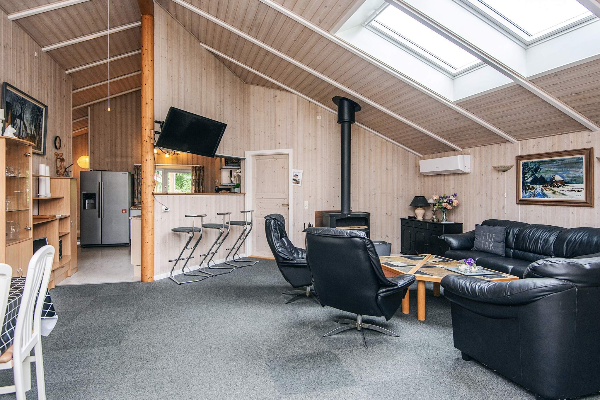 Lakeview Retreat met spa - Binnen