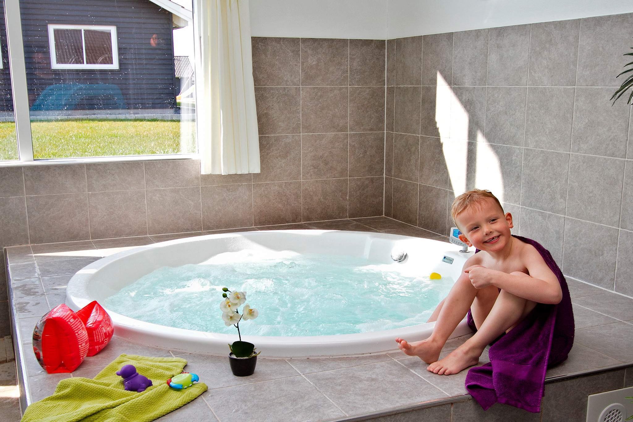 Luxuriöses Pool-Refugium in Kegnaes - Wellnessbereich