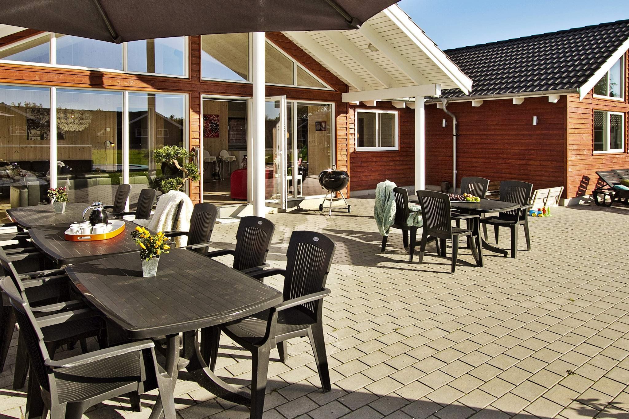 Luxe zwembadresort in Nordborg - Buitenlucht