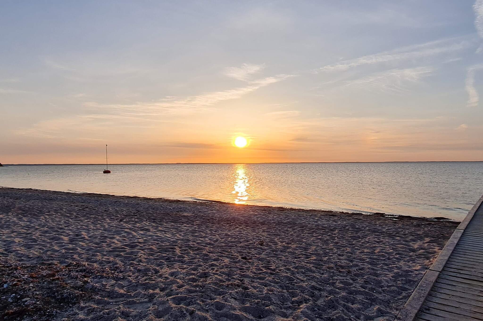 Luxe zwembadresort in Nordborg - Waterzicht