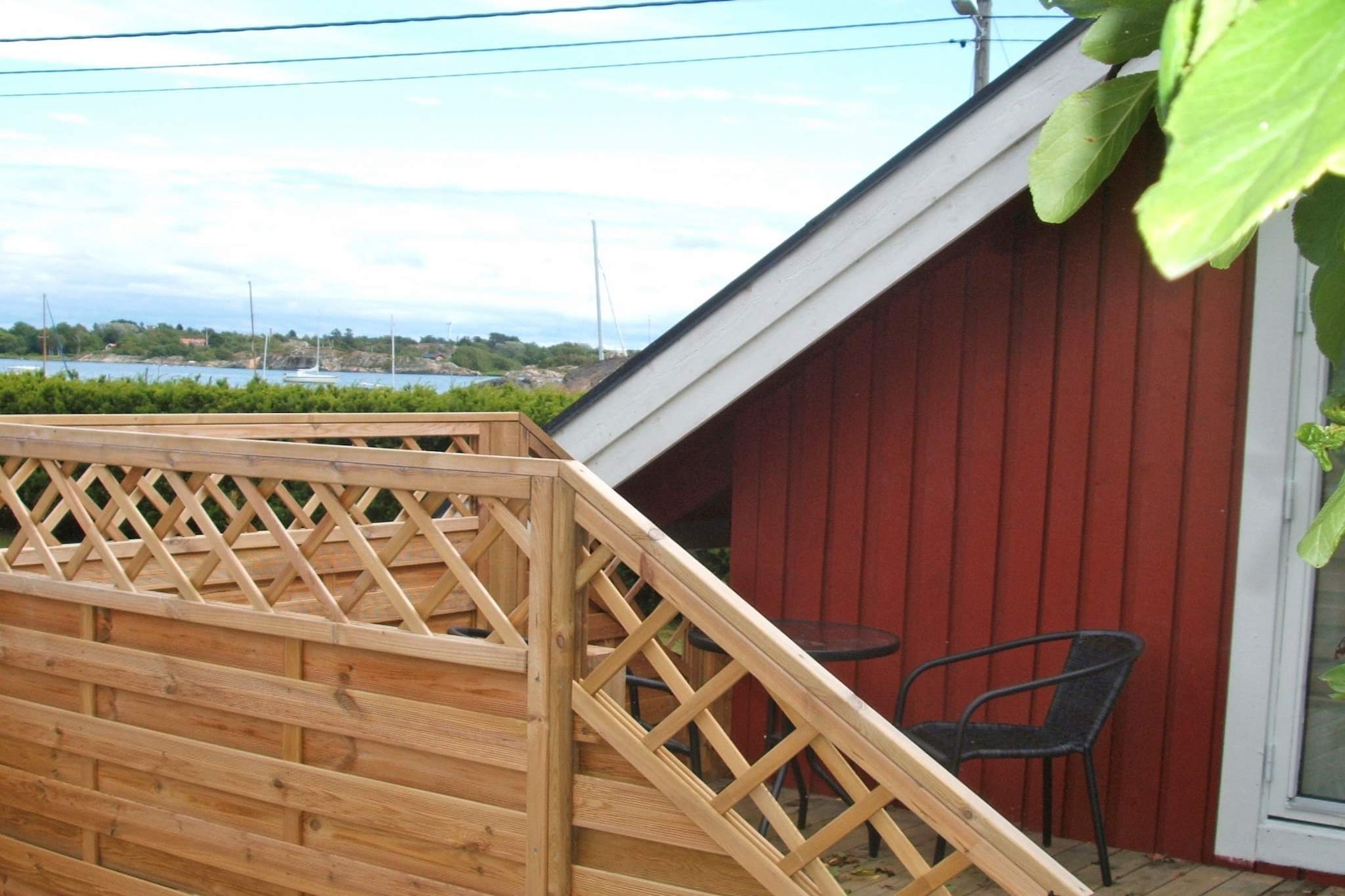 This cosy little holiday home is a guest house, with a great view of the sea, located in Torsanda, north-west of GÃ¶teborg. The cottage is only 100 metres from the closest bathing spot with it's cliffs and bathing docks. There's a lovely, child-friendly, sand beach 200 metres from the house.  The holiday home is open plan and features a small kitchen with the basics, a living room, and a bathroom. In the living room you will find one bed and one double extra bed (a sofa bed). The living room also features a TV, a DVD-player, and free wireless internet access. The bathroom features a WC,a washbasin, a shower, a bath tub, and a washing machine. You will have access to a little outdoor area. Please be aware that the owner of the cottage has an outdoor cat which might spend time in the outdoor area.  There are several shops and restaurants within walking distance. The location of the cottage is great for those who want to make day trips to different interesting places. Visit the islands nearby, there's a free ferry that will take you and your car over to them. The big city of GÃ¶teborg is not far and there are excellent communications to get you there. Gothenburg offers culture and entertainment, as well as the big amusement park Liseberg.  Please note: The owner of the holiday home has an outdoor cat. You will not have access to the garden and the swimming pool.  Welcome to this holiday home!