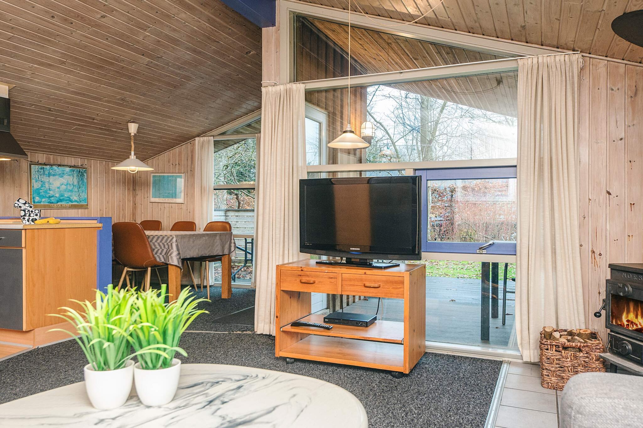 Luxe vakantieverblijf nabij Kvie So - Binnen