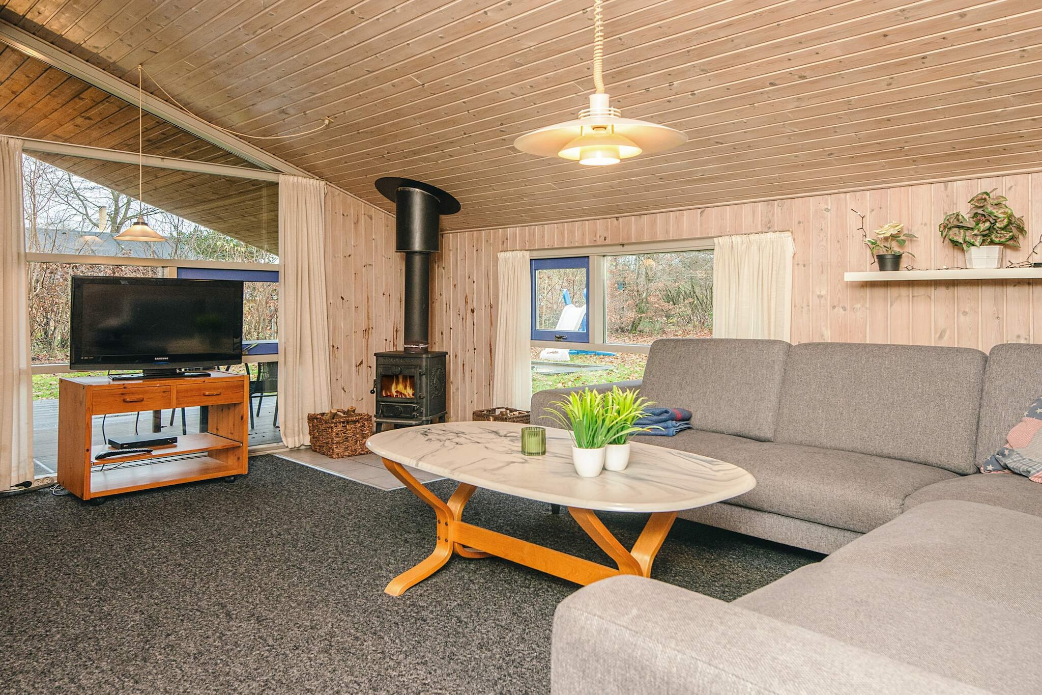 Luxe vakantieverblijf nabij Kvie So - Binnen