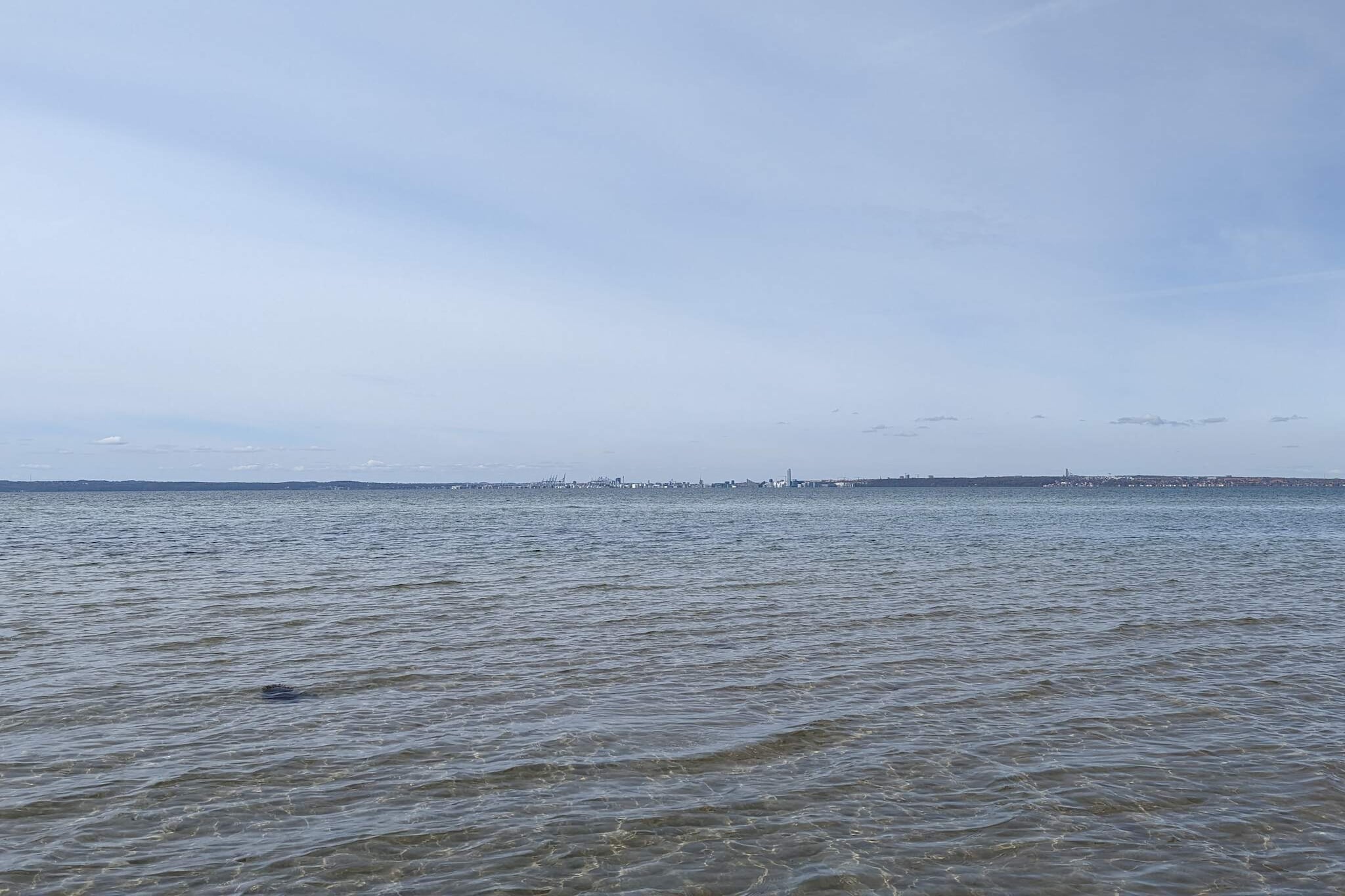 Maison de vacances pour 6 a Knebel-By Traum - Vue sur l'eau
