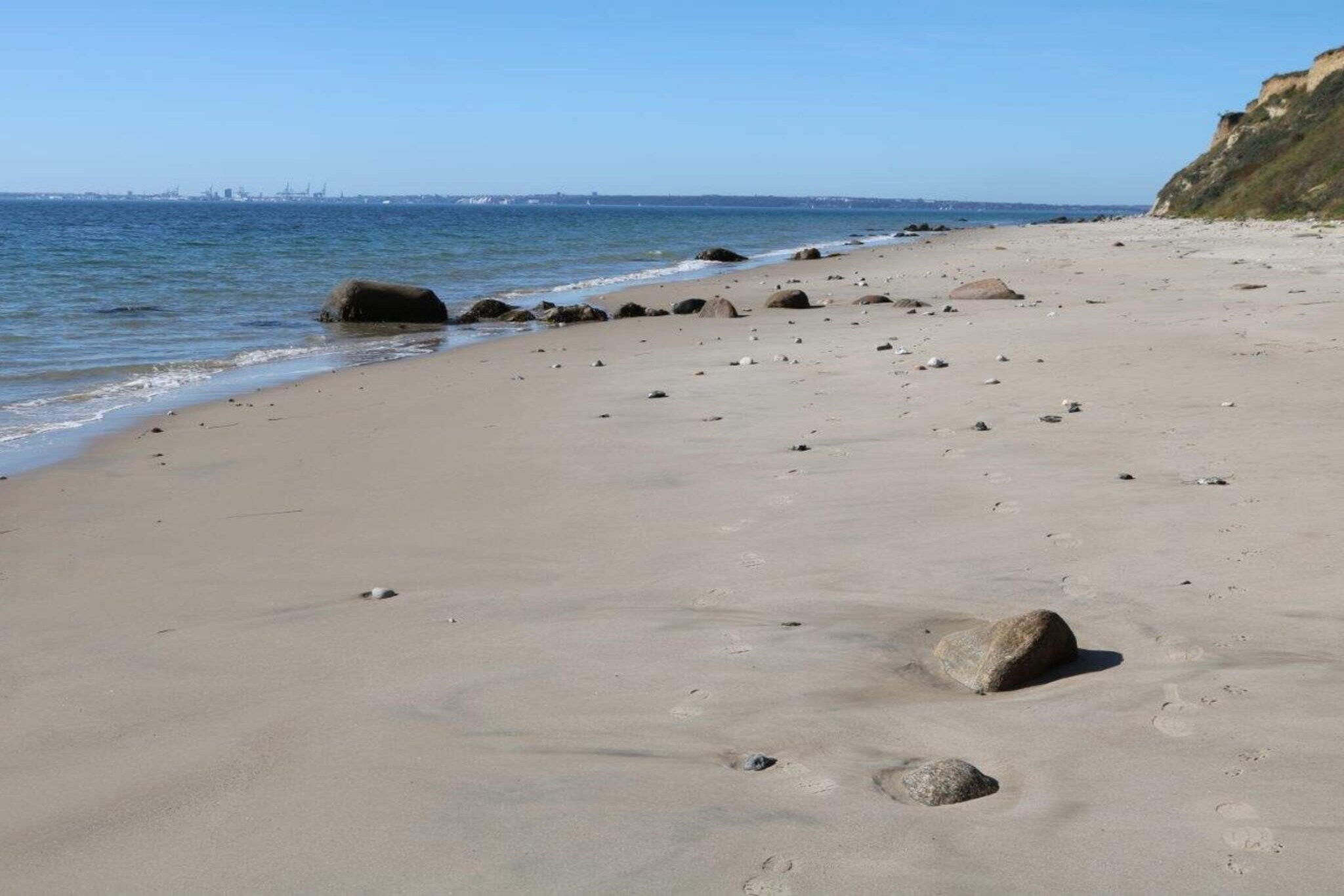 Maison de vacances pour 6 a Knebel-By Traum - Vue sur l'eau