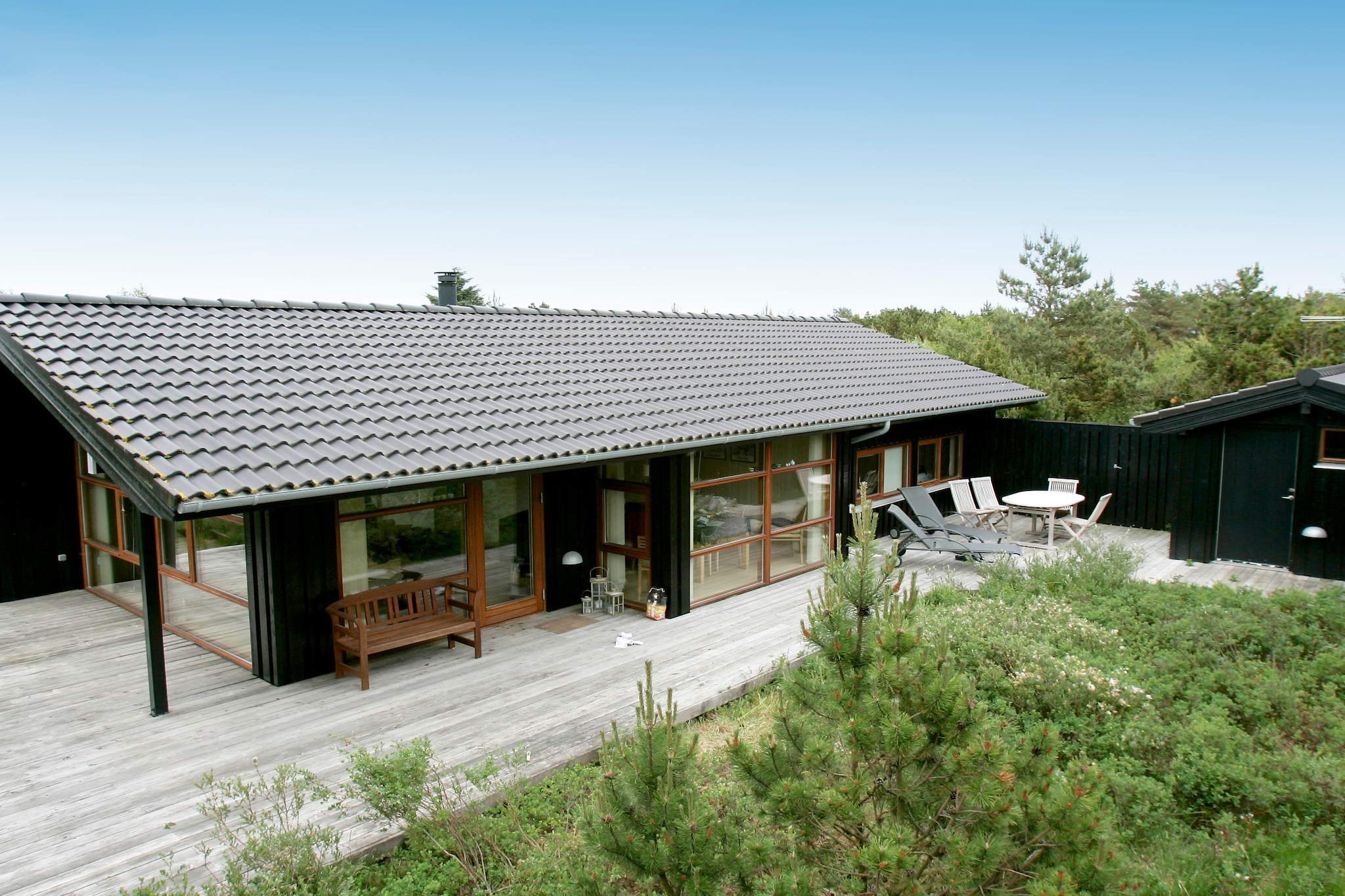 Gemütliches Strandhaus mit Spa