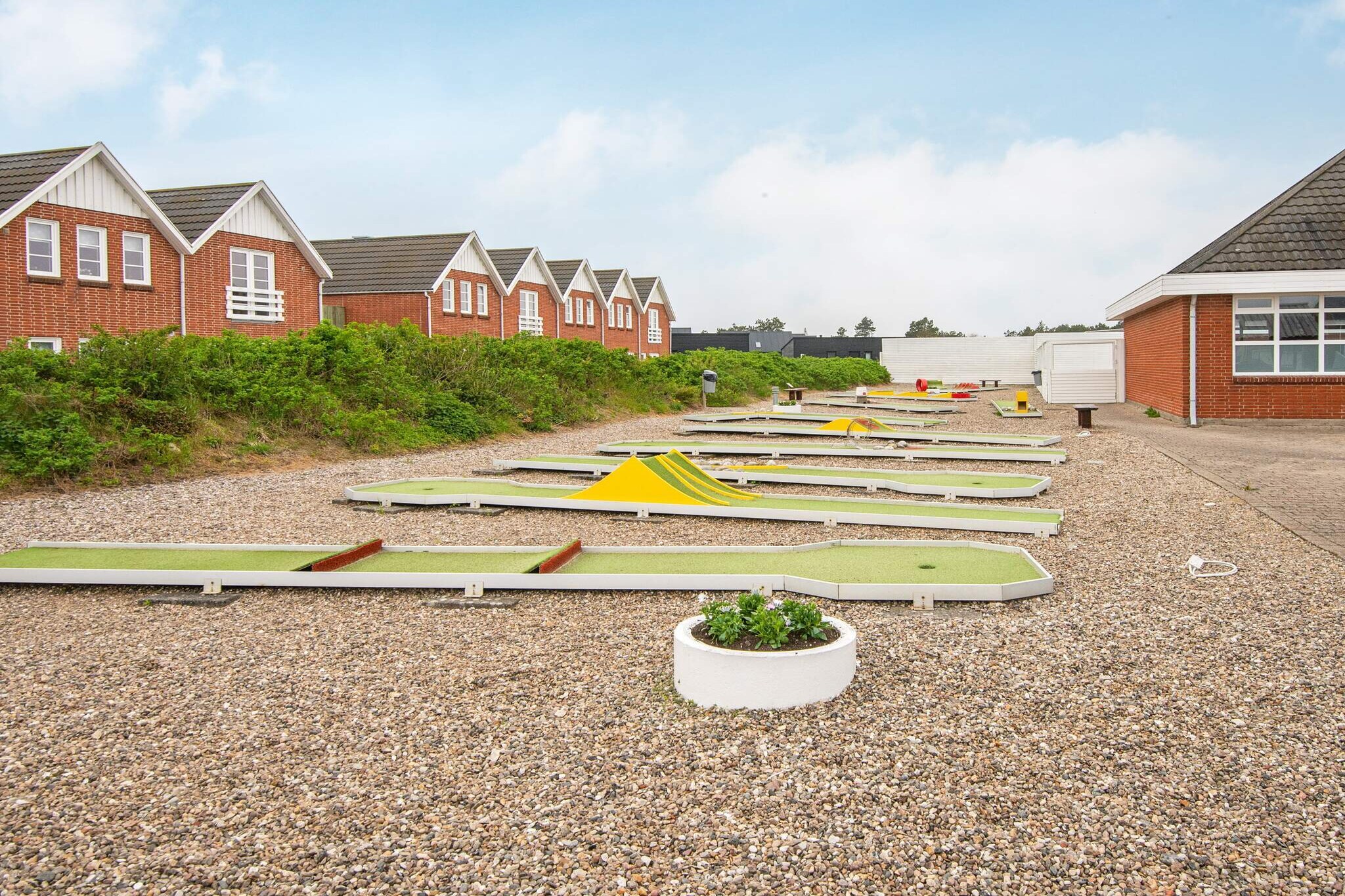 An end row-house at Rim Holiday Centre with free access to indoor and outdoor swimming pools and fitness centre. The house has a modern arrangement with a fully equipped kitchen in open connection to the living room. In short distance of the beach and town.A refundable deposit might be charged closer to your check-in date. The security deposit ensures a smooth stay and covers any additional services or consumption charges.This deposit covers utilities consumed during your stay and any additional services that may be taken.The final amount will be adjusted based on actual meter readings, actual usage of extra services, and any remaining balance will be refunded within 21 days after checkout.This deposit simply acts as a prepayment for charges that you would anyways pay for, ensuring a seamless stay and check-out experience.