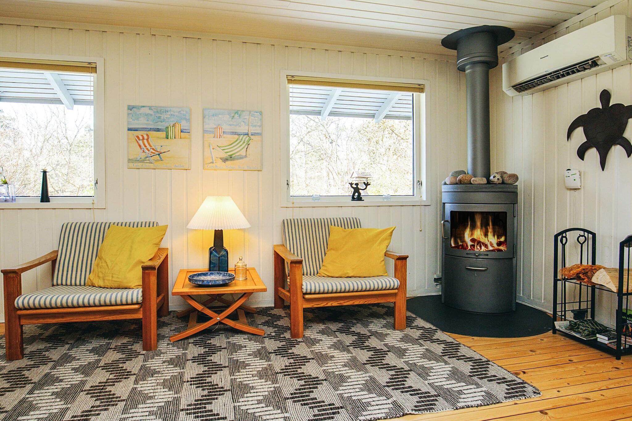 Spannend huisje aan zee - Binnen
