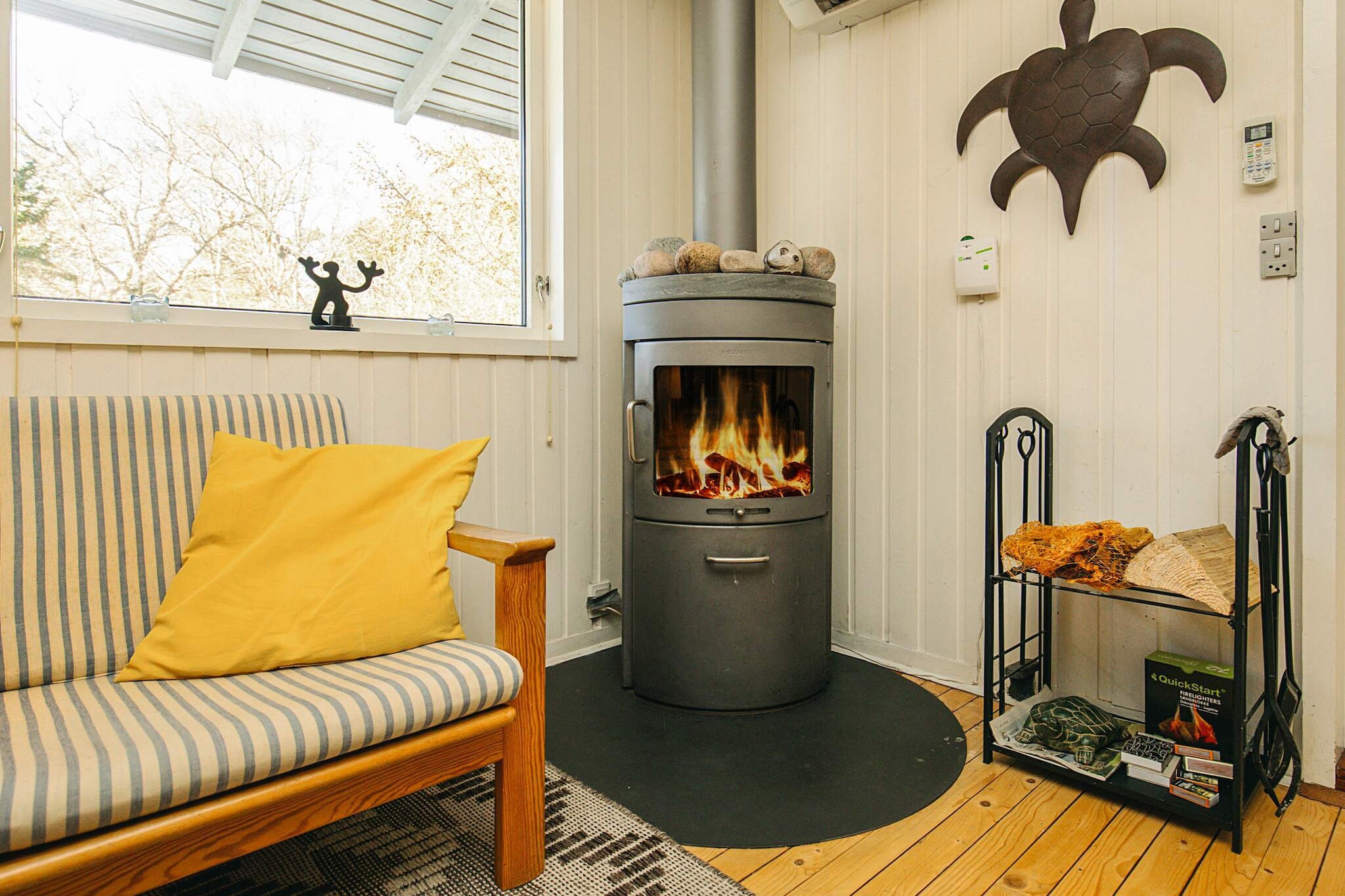 Spannend huisje aan zee - Binnen