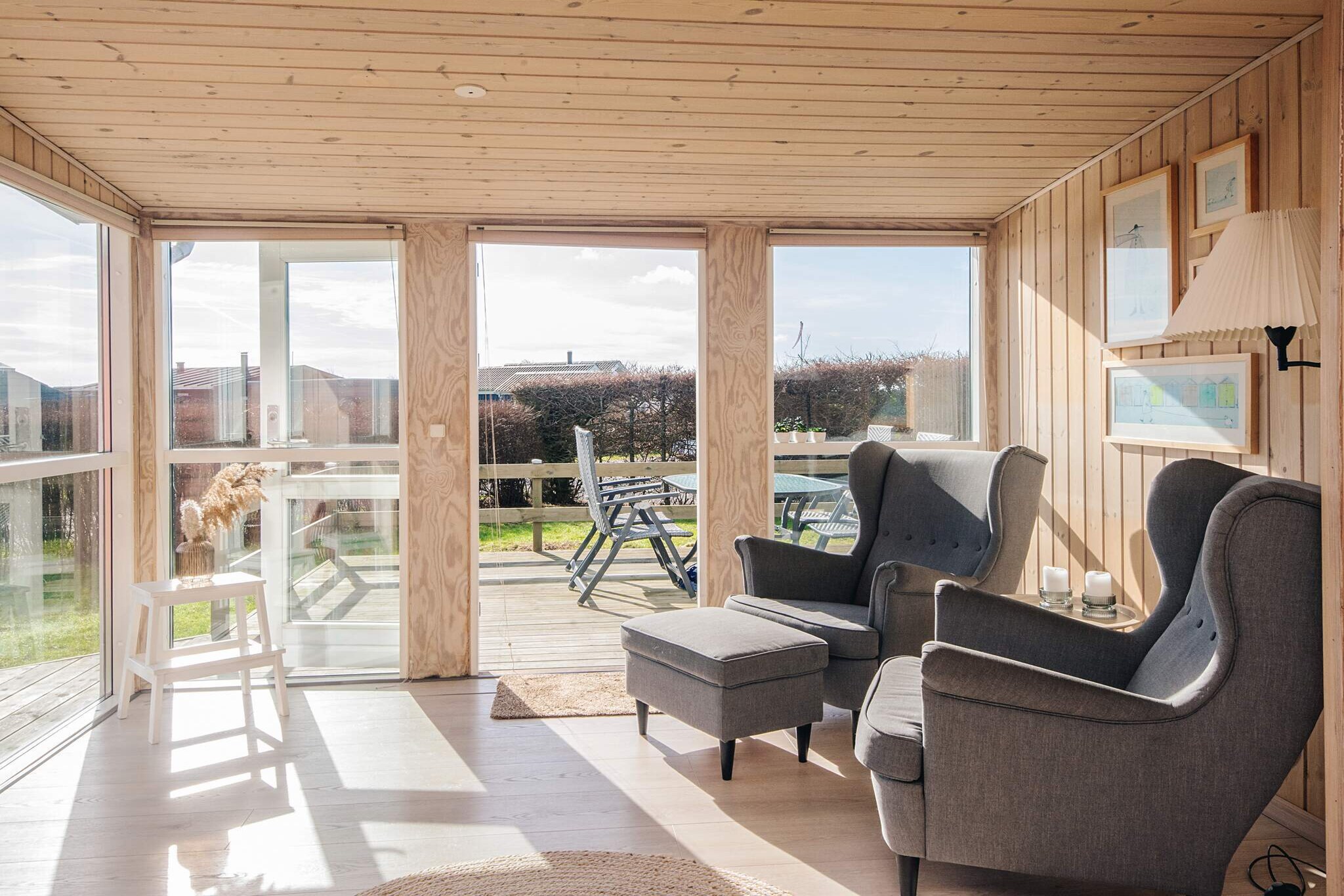 Moderne hut aan het strand - Binnen