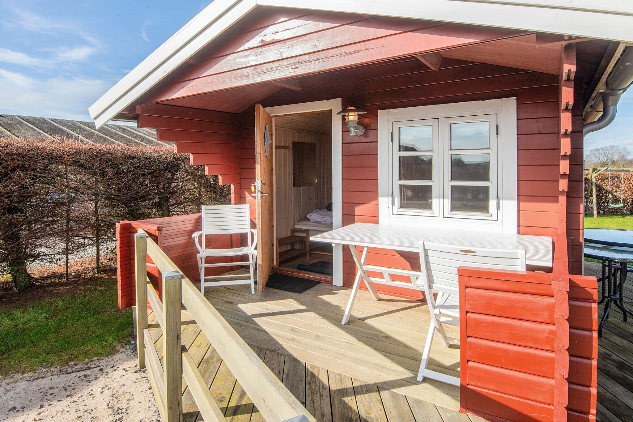 Moderne hut aan het strand - Uitzicht