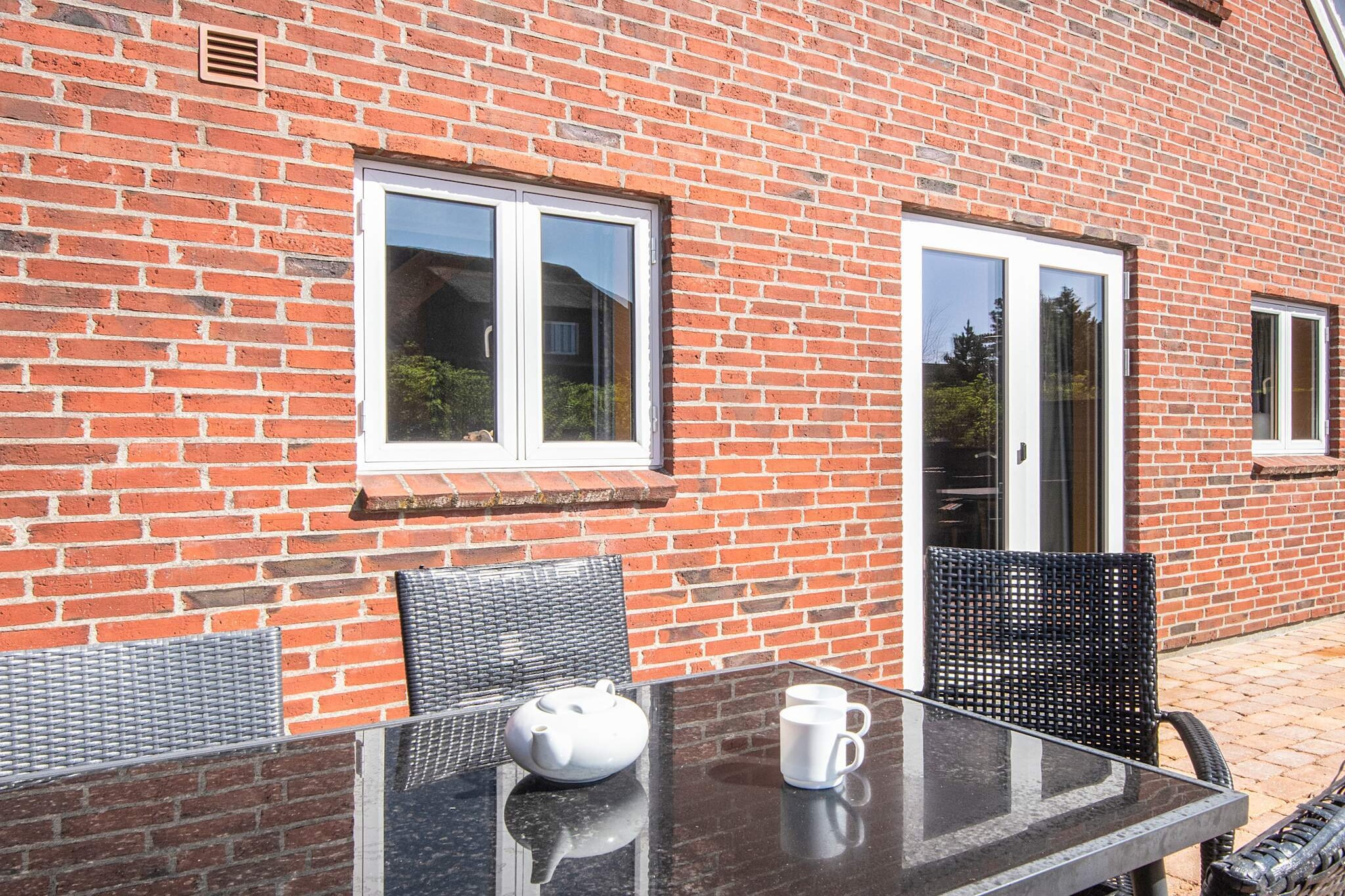 Rietgedekt huisje met spa - Uitzicht