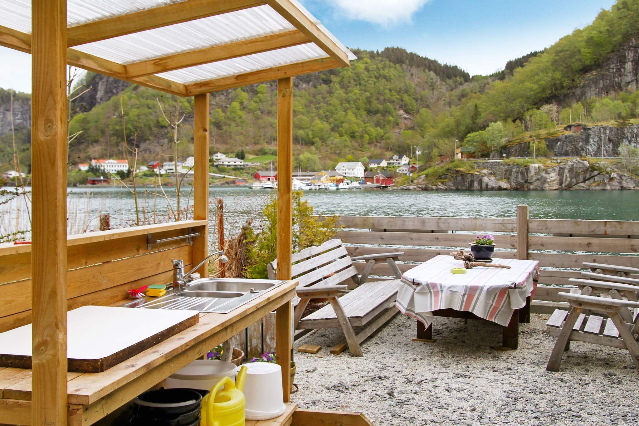 Maison de vacances pour 6 a Leirvik i Sogn - Extérieur