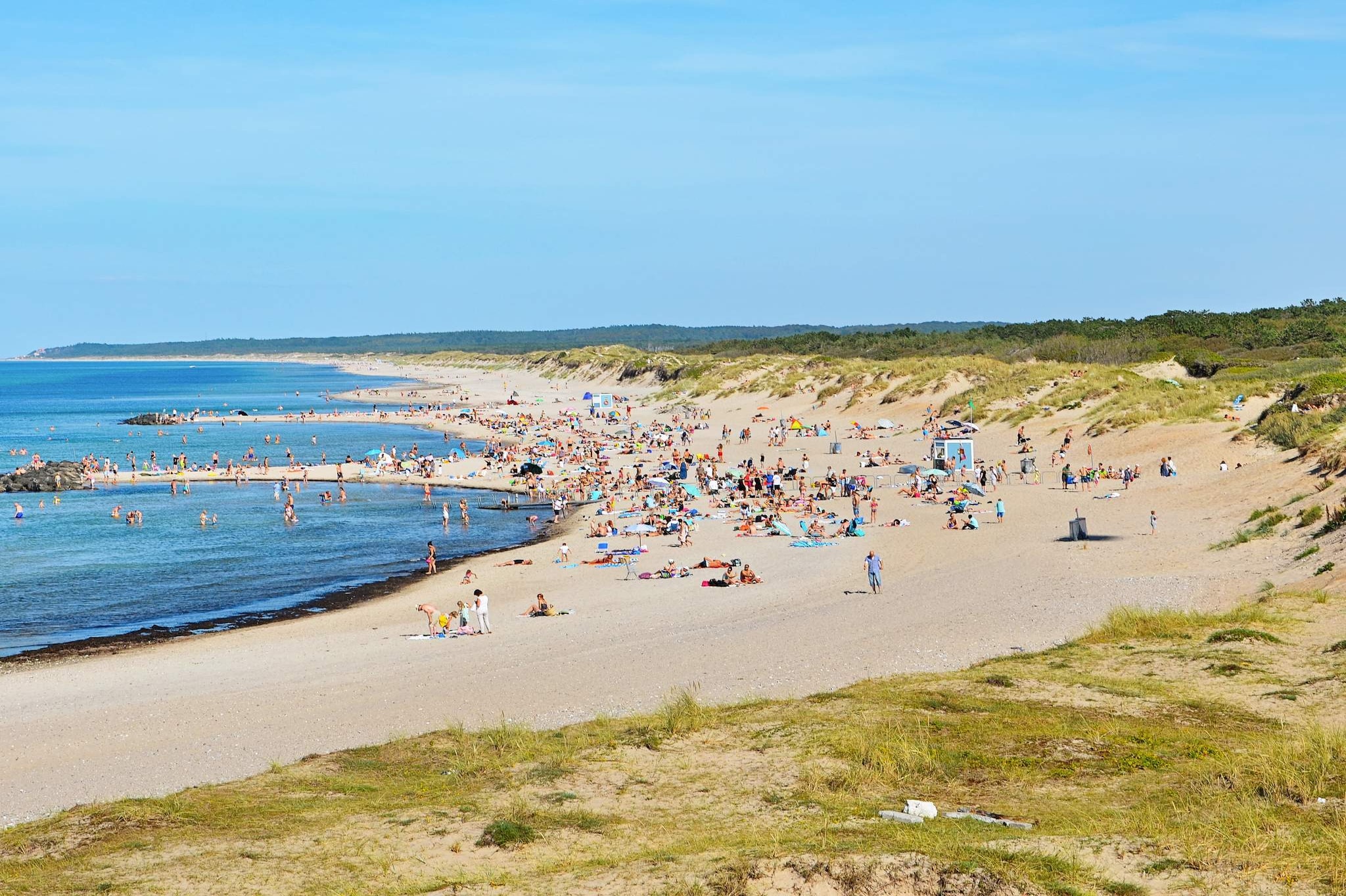 Luxe vakantieverblijf in Liseleje - Uitzicht