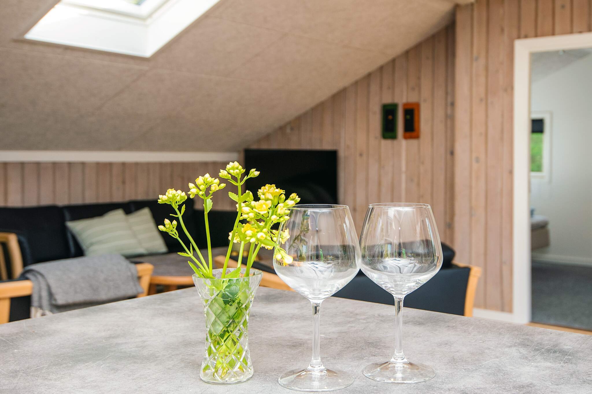 Familiehuisje met terras en gazon - Binnen