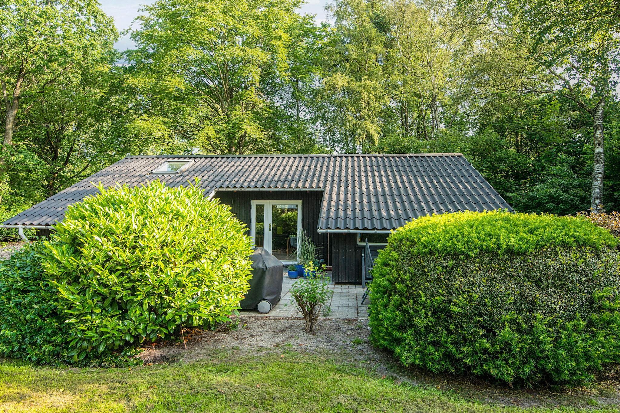 Familiehuisje met terras en gazon - Uitzicht