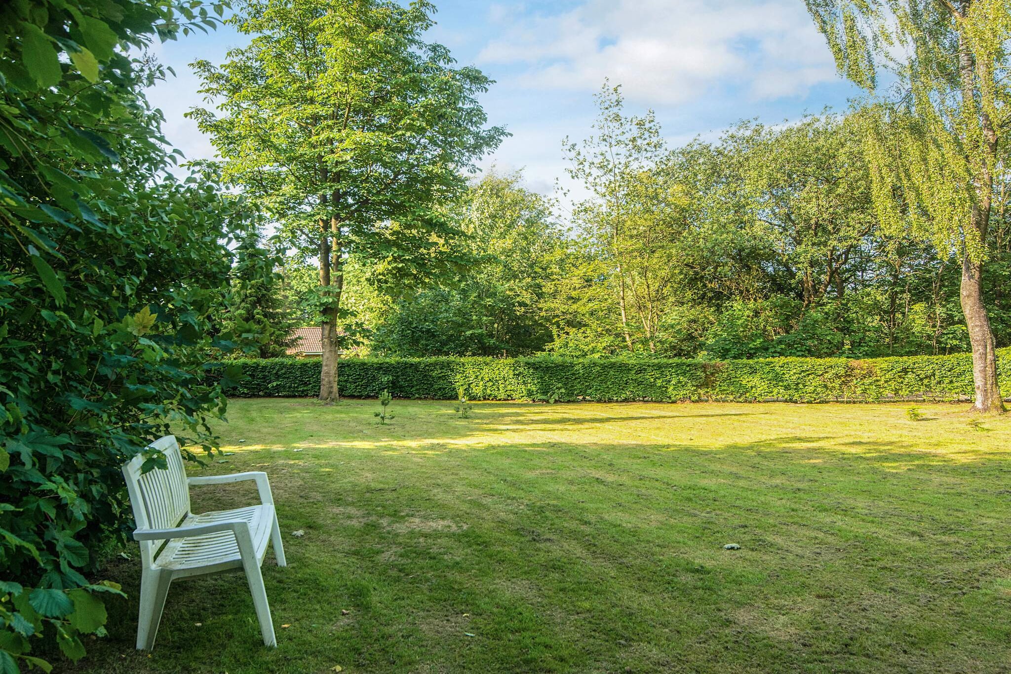 Familiehuisje met terras en gazon - Uitzicht