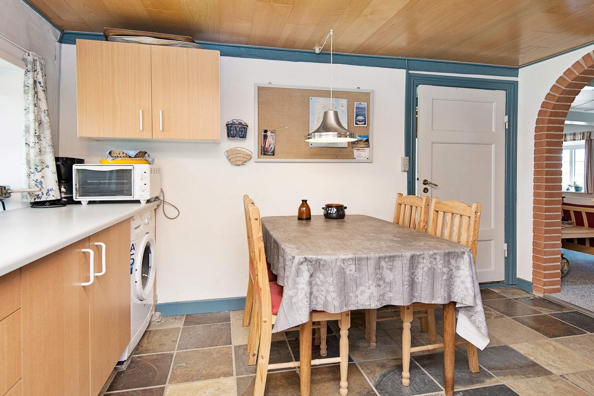 A holiday cottage with a thatched roof located in a small and quiet village environment. The house was originally built in 1802 and renovated in 1996. The sea is only a few minutes walk away, and you can experience a rich birdlife and wonderful views. The kitchen is separate with a fully functional cast iron oven and gas burner. There is underfloor heating in all rooms of the house, except the living room. There are visible beams. The area is perfect for bird watchers, fishers and nature enthusiasts. Visit one of the best beaches 20 min away. No letting to youth groups.A refundable deposit might be charged closer to your check-in date. The security deposit ensures a smooth stay and covers any additional services or consumption charges.This deposit covers utilities consumed during your stay and any additional services that may be taken.The final amount will be adjusted based on actual meter readings, actual usage of extra services, and any remaining balance will be refunded within 21 days after checkout.This deposit simply acts as a prepayment for charges that  you would anyways pay for, ensuring a seamless stay and check-out experience.