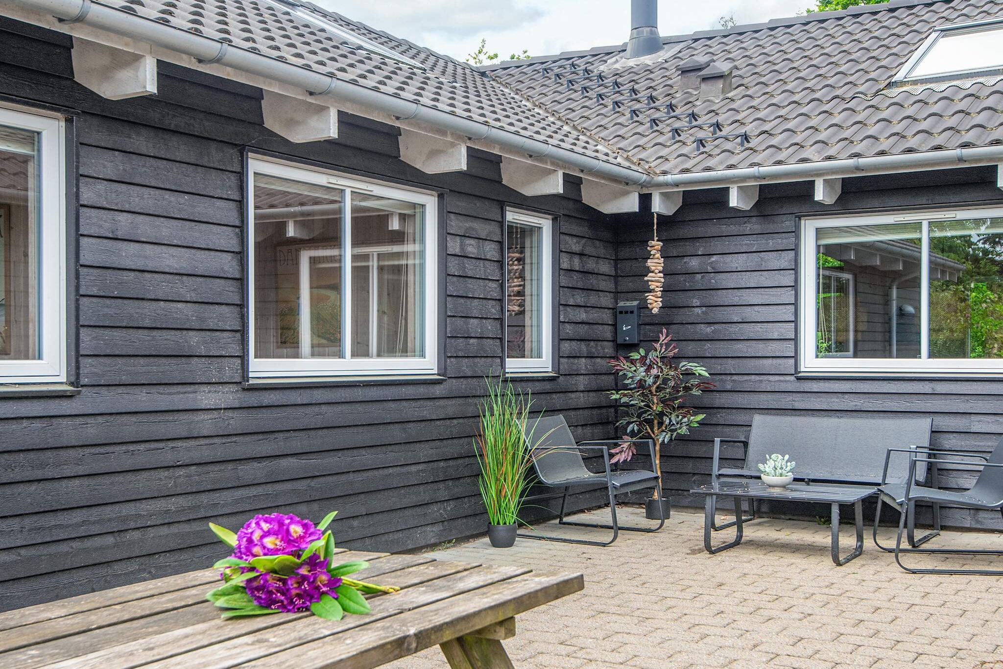 Luxe zwembadresort in Henne - Uitzicht
