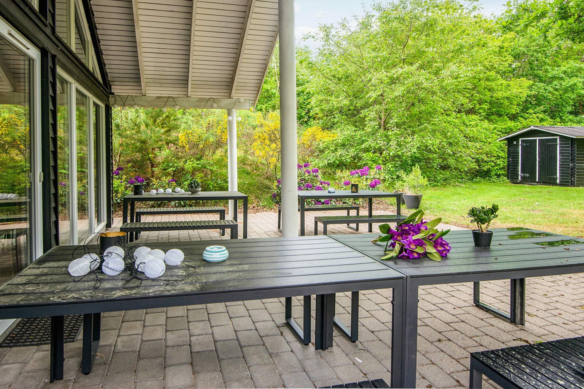 Luxe zwembadresort in Henne - Uitzicht