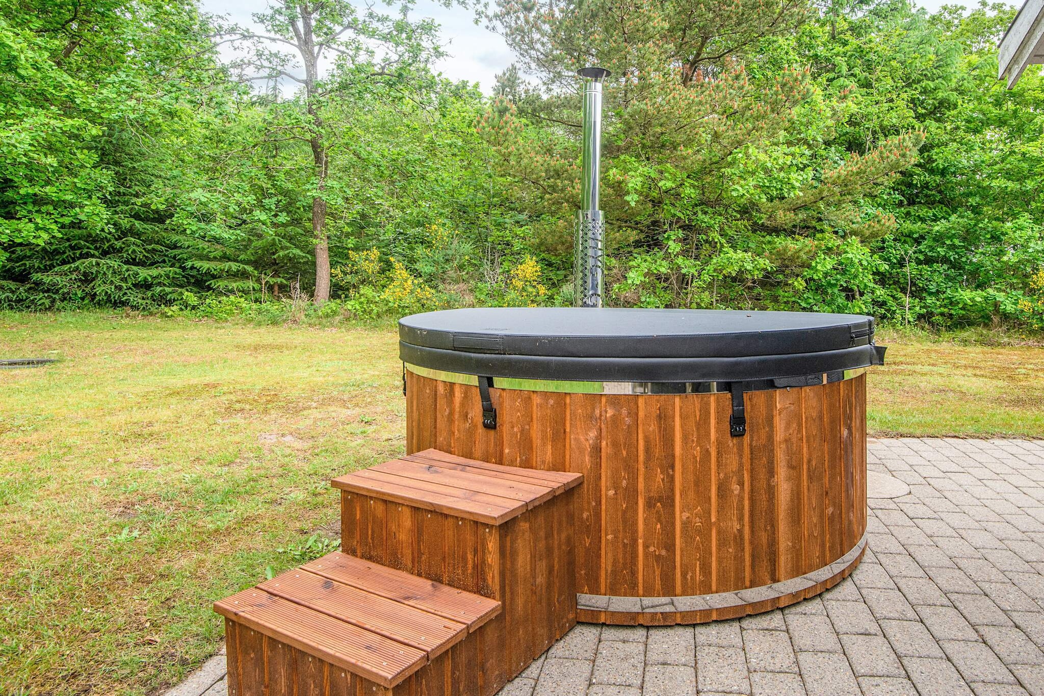 Luxe zwembadresort in Henne - Uitzicht