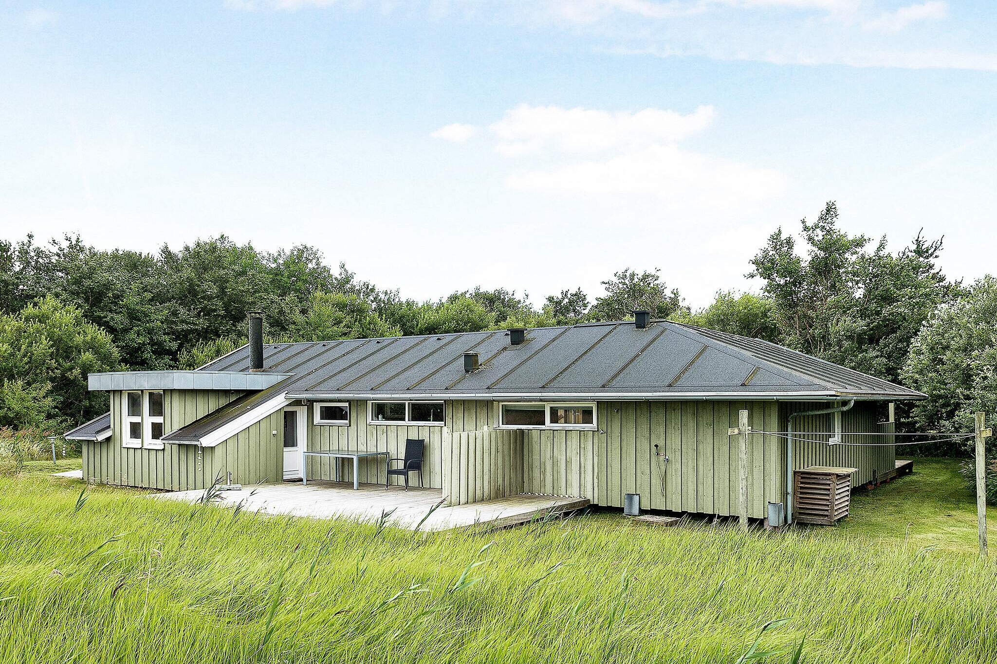 This holiday cottage is located approx. 100 metres from a family friendly beach with its own pathway down to it. There is a wonderful view of sand dunes from the house. Enjoy the whirlpool and sauna in the bathroom. There is an  extra outdoor shower. A large annex with a double bed can be found a  few metres from the house. There is also a smaller annex with a single  bed.A refundable deposit might be charged closer to your check-in date. The security deposit ensures a smooth stay and covers any additional services or consumption charges.This deposit covers utilities consumed during your stay and any additional services that may be taken.The final amount will be adjusted based on actual meter readings, actual usage of extra services, and any remaining balance will be refunded within 21 days after checkout.This deposit simply acts as a prepayment for charges that  you would anyways pay for, ensuring a seamless stay and check-out experience.