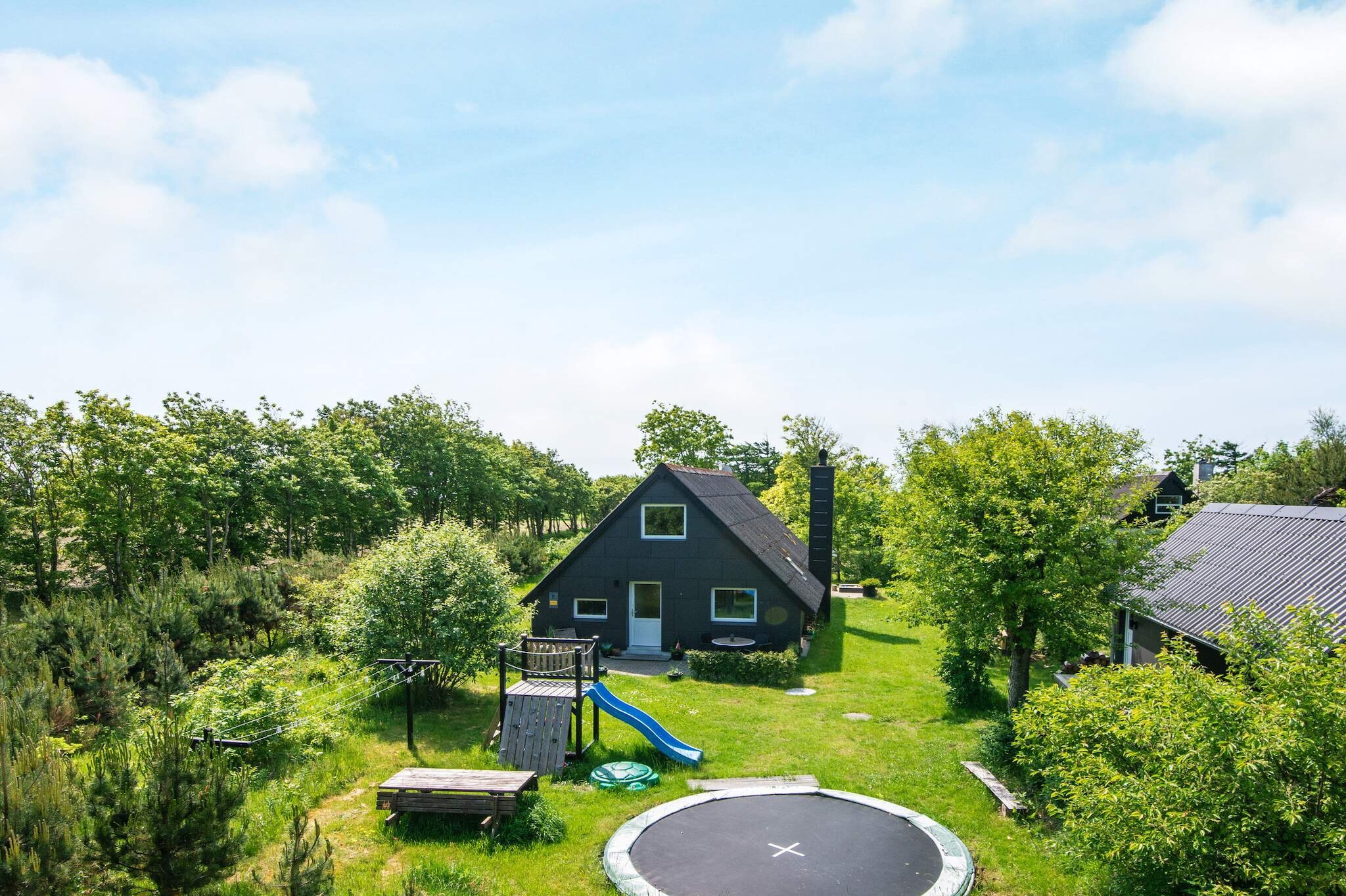 Spacious choliday ottage with kitchen renovated in 2004. The house has been partially renovated in 2013, the bathroom was fully renovated in 2016. Located in a quiet setting with lovely scenery. Parking by the house. There is a sandpit and a trampoline (usage at own risk/insurance). Playground approx. 5 minutes walk from the house. There is a small dingy at the house (usage at own risk/insurance). To get to the bay must go through the reeds. No letting to youth groups.A refundable deposit might be charged closer to your check-in date. The security deposit ensures a smooth stay and covers any additional services or consumption charges.This deposit covers utilities consumed during your stay and any additional services that may be taken.The final amount will be adjusted based on actual meter readings, actual usage of extra services, and any remaining balance will be refunded within 21 days after checkout.This deposit simply acts as a prepayment for charges that  you would anyways pay for, ensuring a seamless stay and check-out experience.