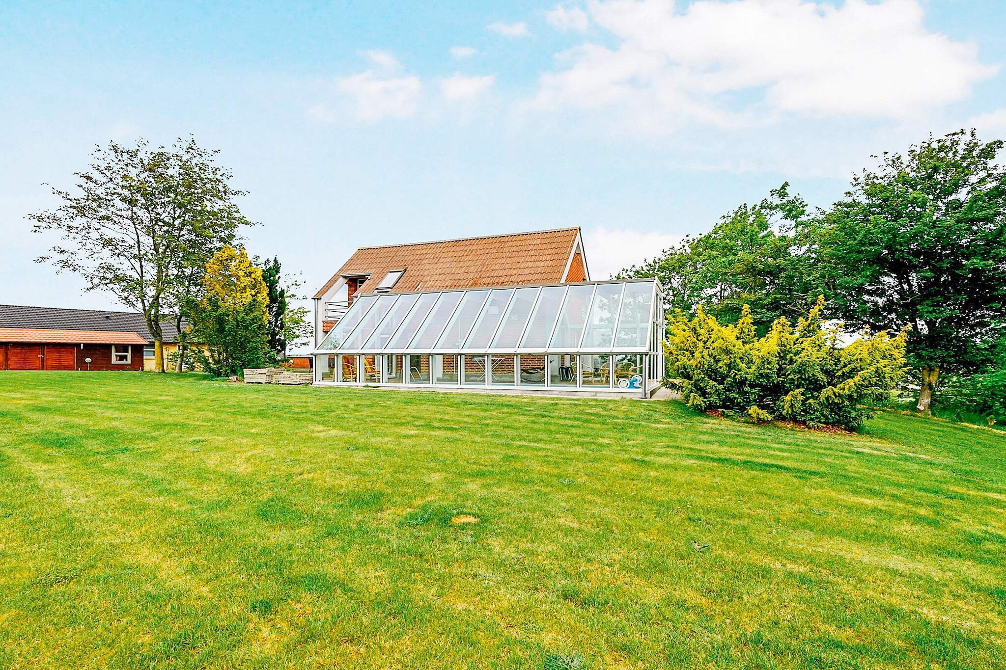 Luxe vakantiehuis met zwembad - Buitenlucht