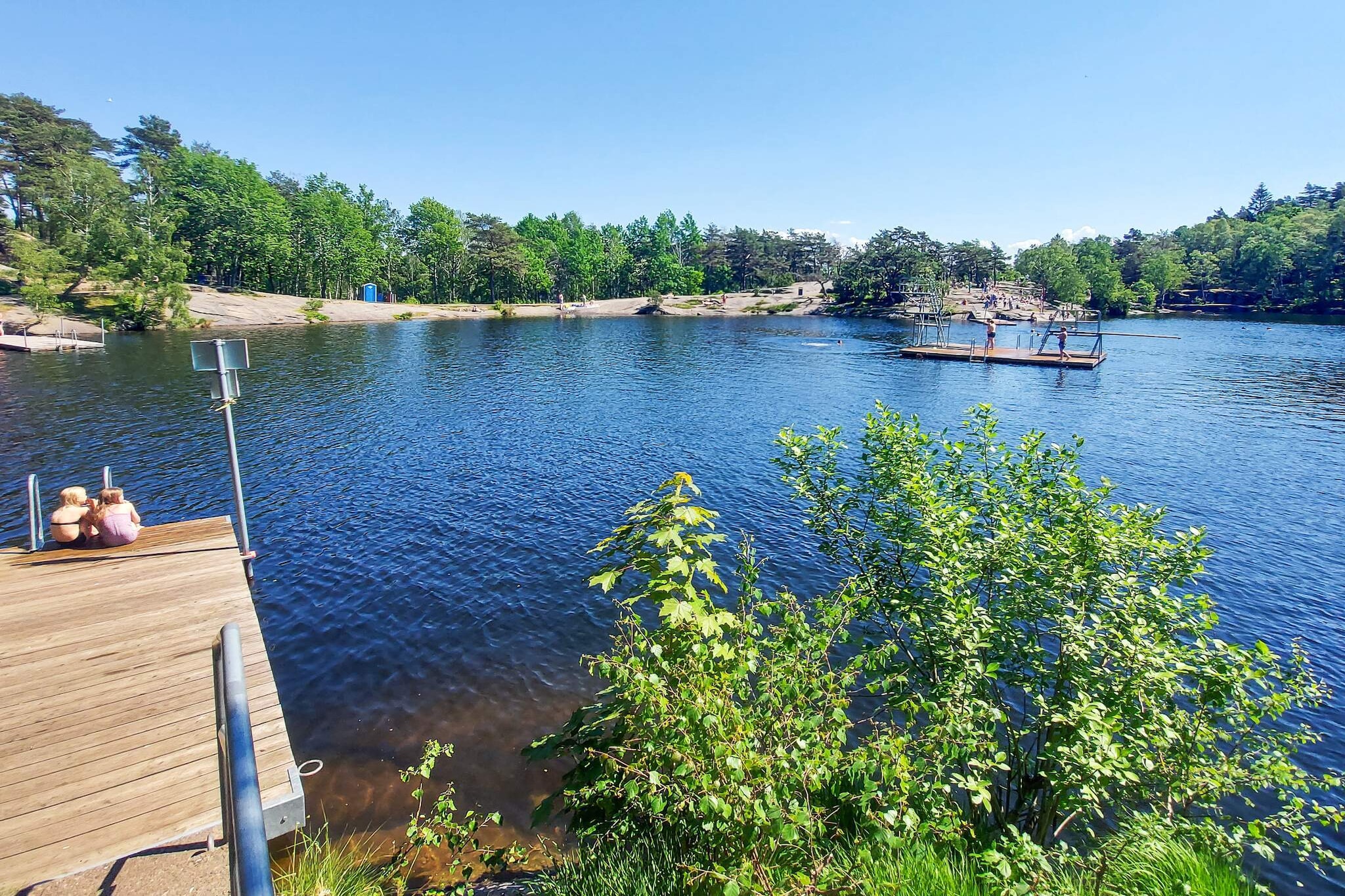 5 person holiday home in Osby-Water view