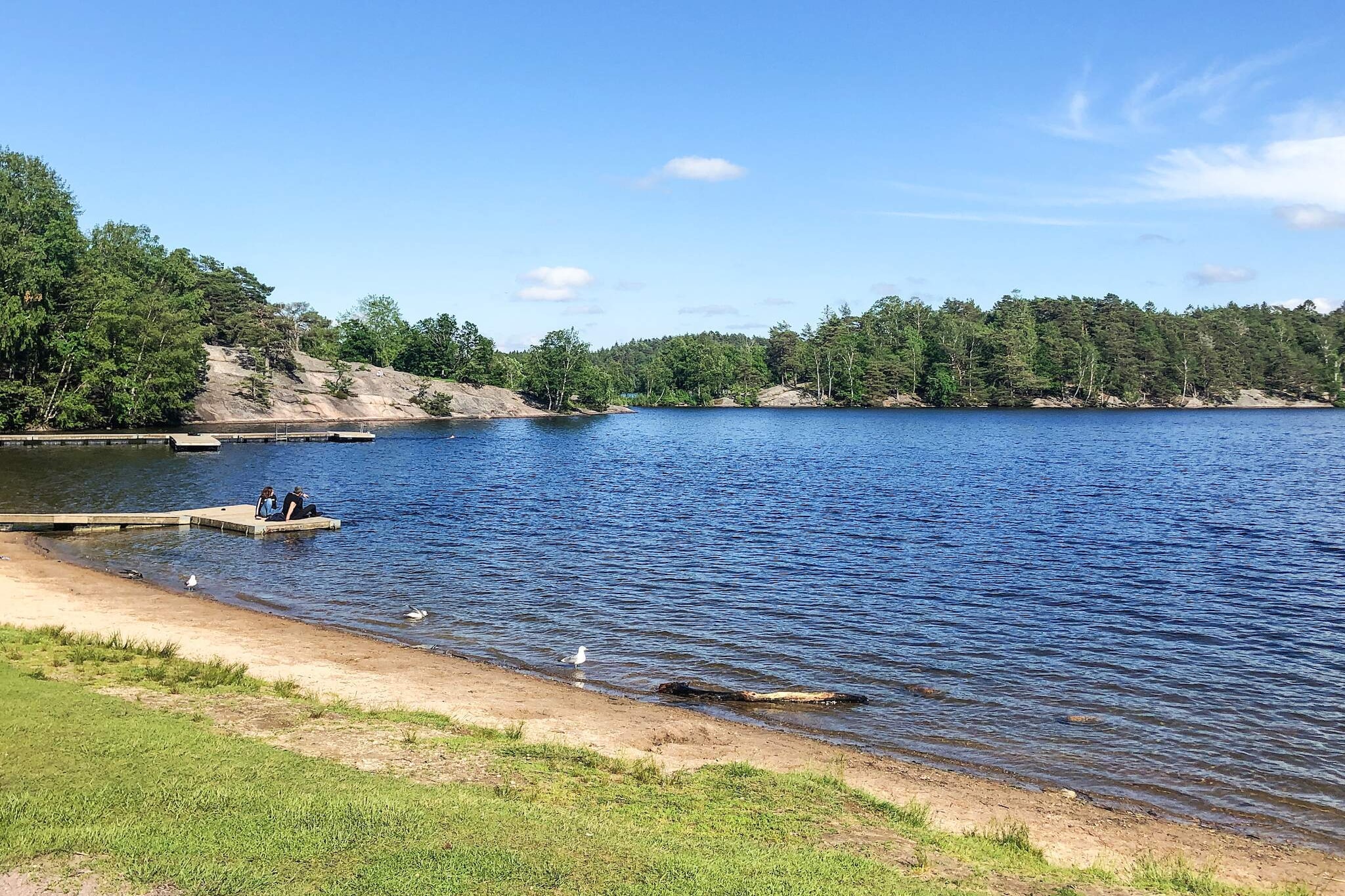 5 person holiday home in Osby-Water view