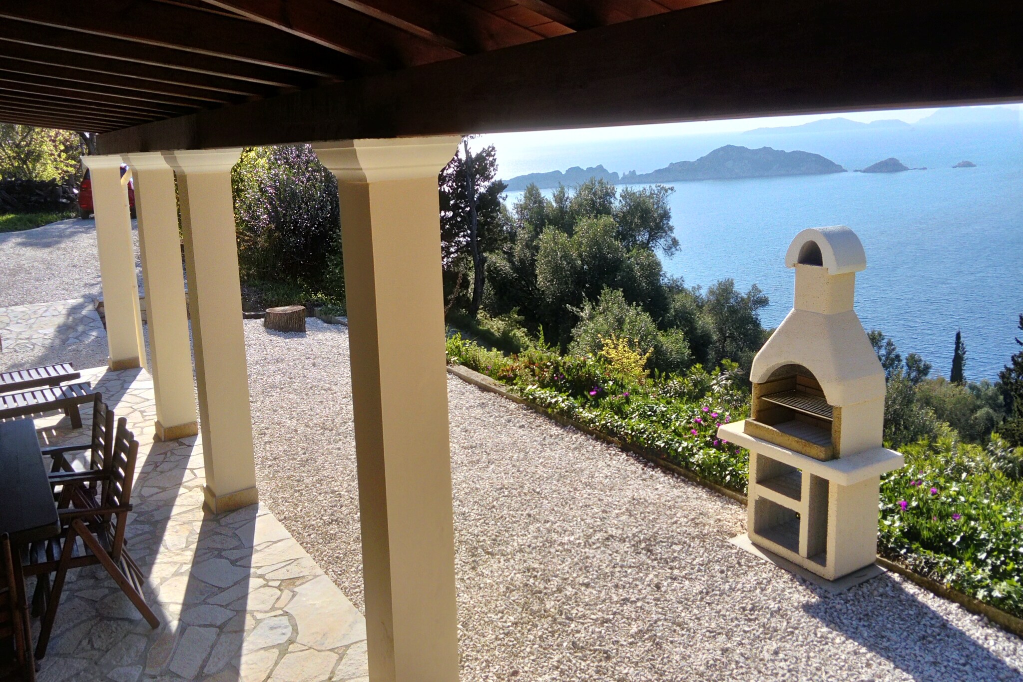 Holiday home with stunning views near Afionas