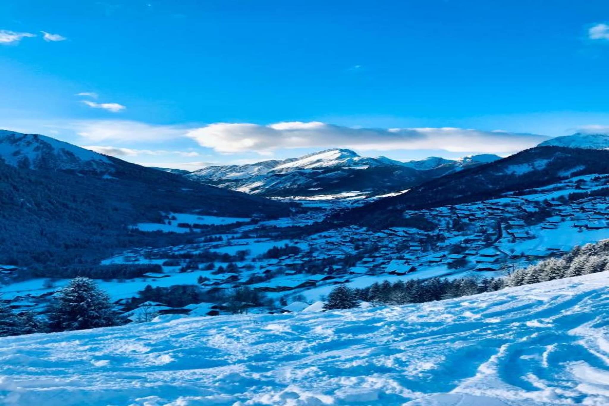 Les Fermes de Chatel 2-Gebied winter 20km