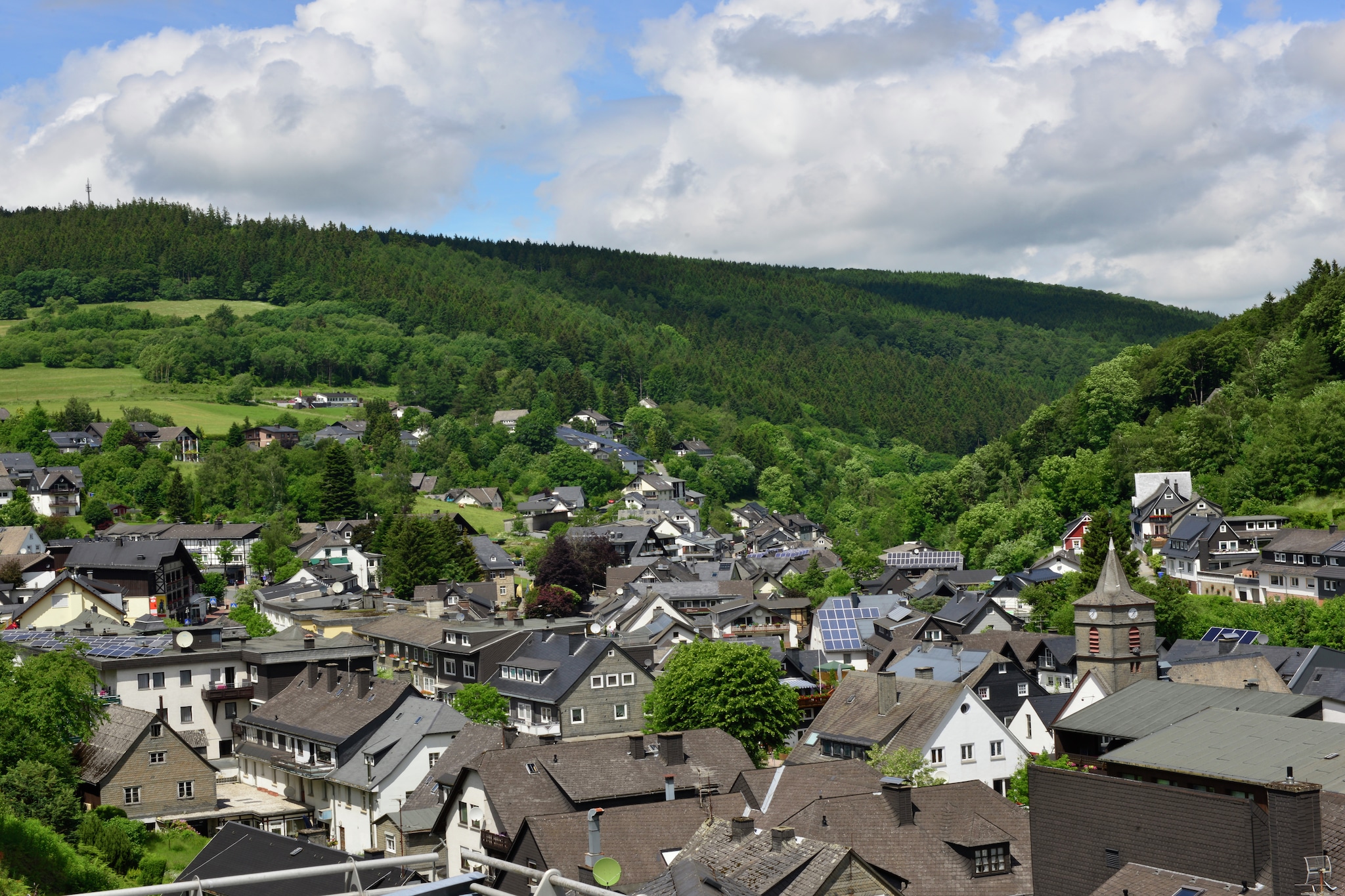 Modern appartement in Willingen met balkon