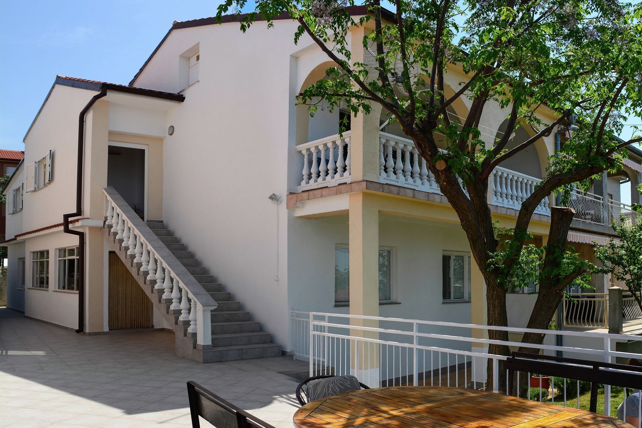 Warm appartement in Senj Lika- Karlovac met terras