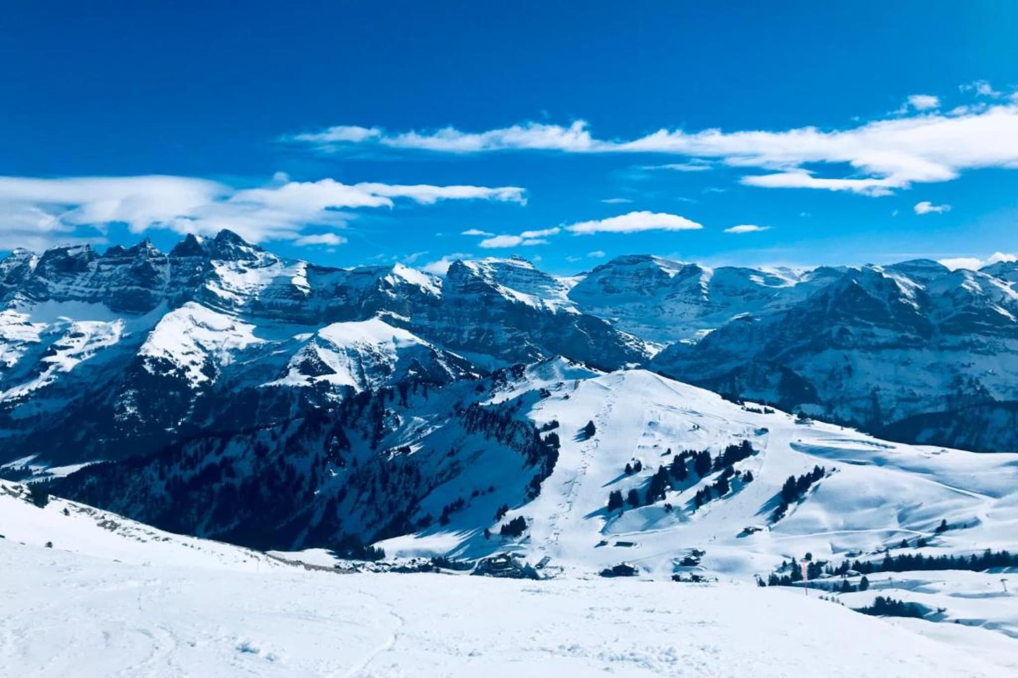 Les Fermes de Chatel 3-Gebied winter 20km