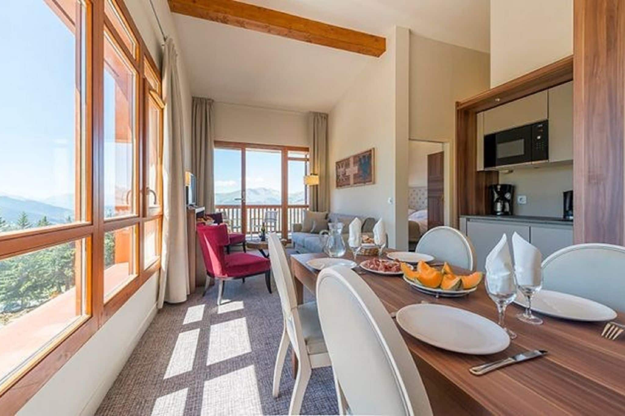Luxe appartement met Wi-Fi in groot skigebied Paradiski