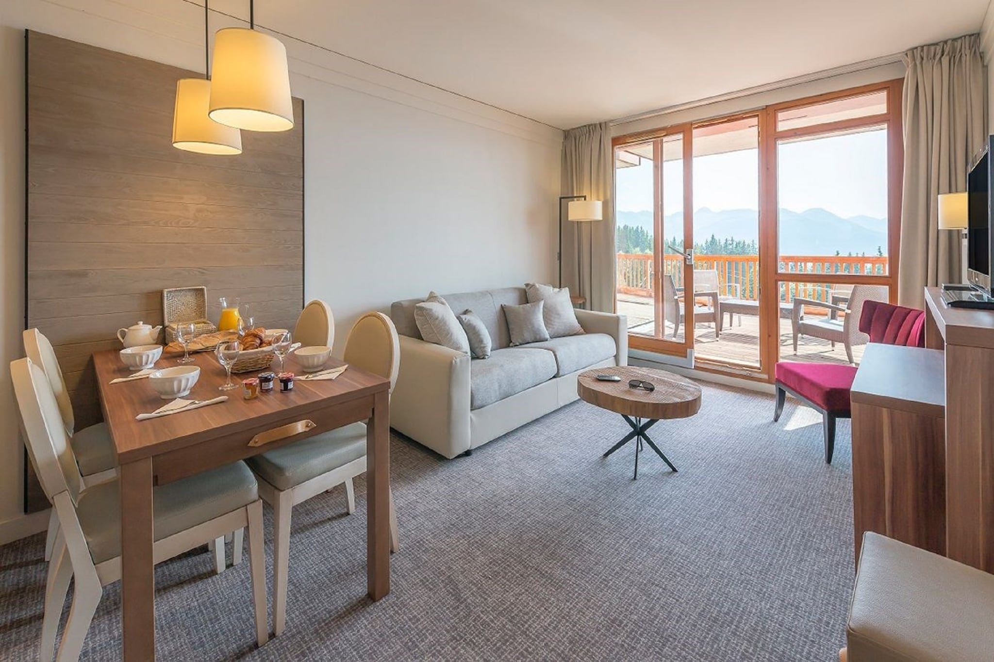 Luxueux appartement avec Wi-Fi sur le domaine de Paradiski