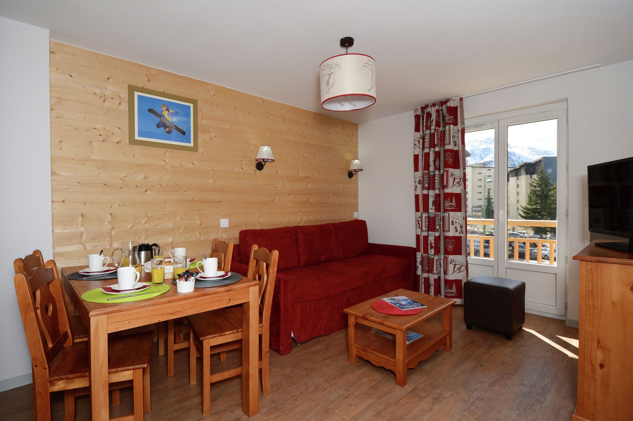 Nice studio with a dishwasher located in Les Deux Alpes