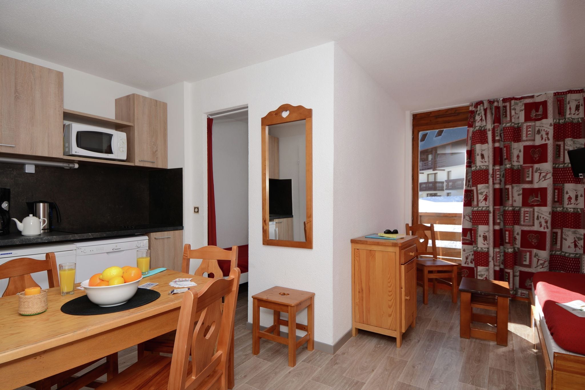 Mooi appartement met afwasmachine, gelegen in Les Deux Alpes
